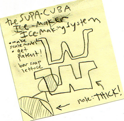 a sketch for a tray with a thick plastic bottom